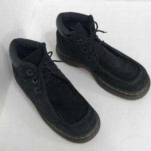 black suede dr martens